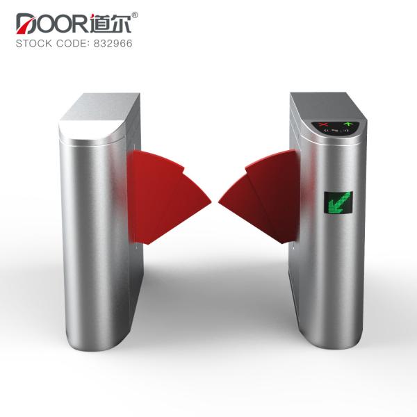 Automatic Ic Card Reader Access Flap Barrier Gate For Gym Club