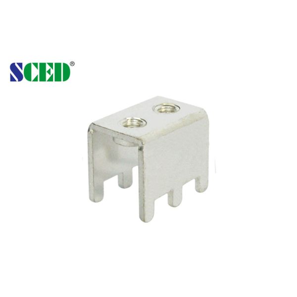 110A Brass Terminal Block Accessories , Electrical Components PCB Terminal 8.5mm Spacing