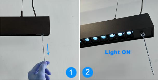 CRI приведенный 82 SMD3030 потолочного освещения IP30 переключателя цепи тяги линейный умный