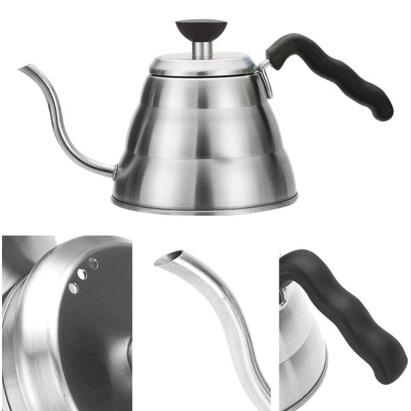 1000ml Pour Over Gooseneck Kettle Coffee Drip Kettle For Kitchen Or Coffee Shop