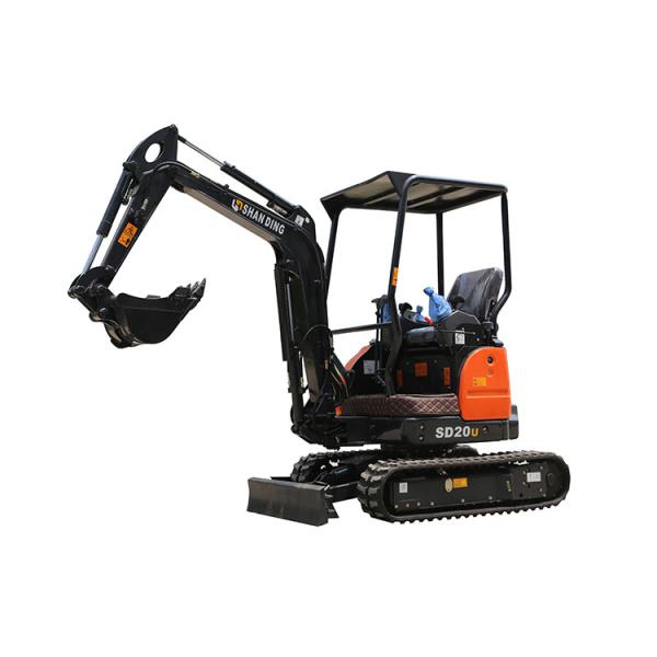 2.0 Ton Small Hydraulic Crawler Excavator Digger With High Digging Depth