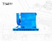 YRKK 1700KW Motor de indução de rotor de ferida de voltagem média