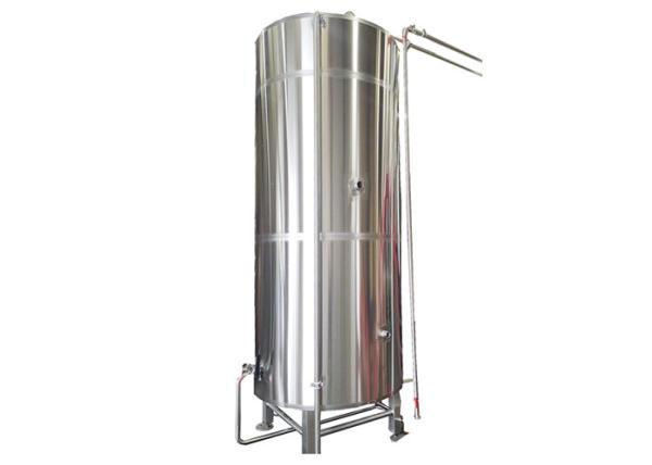SS316 Fabrication Cold Liquor Tank 8000L Capacity Top Manhole For Cooling Wort