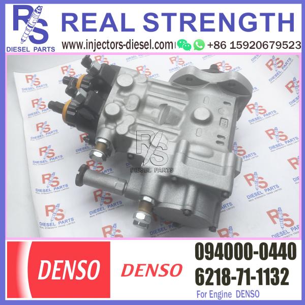 Bomba diesel 094000-0440 da injeção HP0 para KOMATSU SAA6D140E-3 6218-71-1130 6218-71-1132