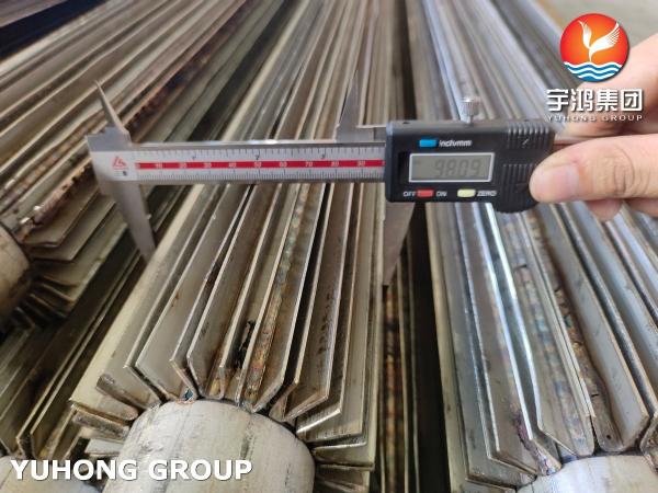 ODM Stainless Steel Longitudinal Finned Tube Heating Pipe ASTM A213 TP316L