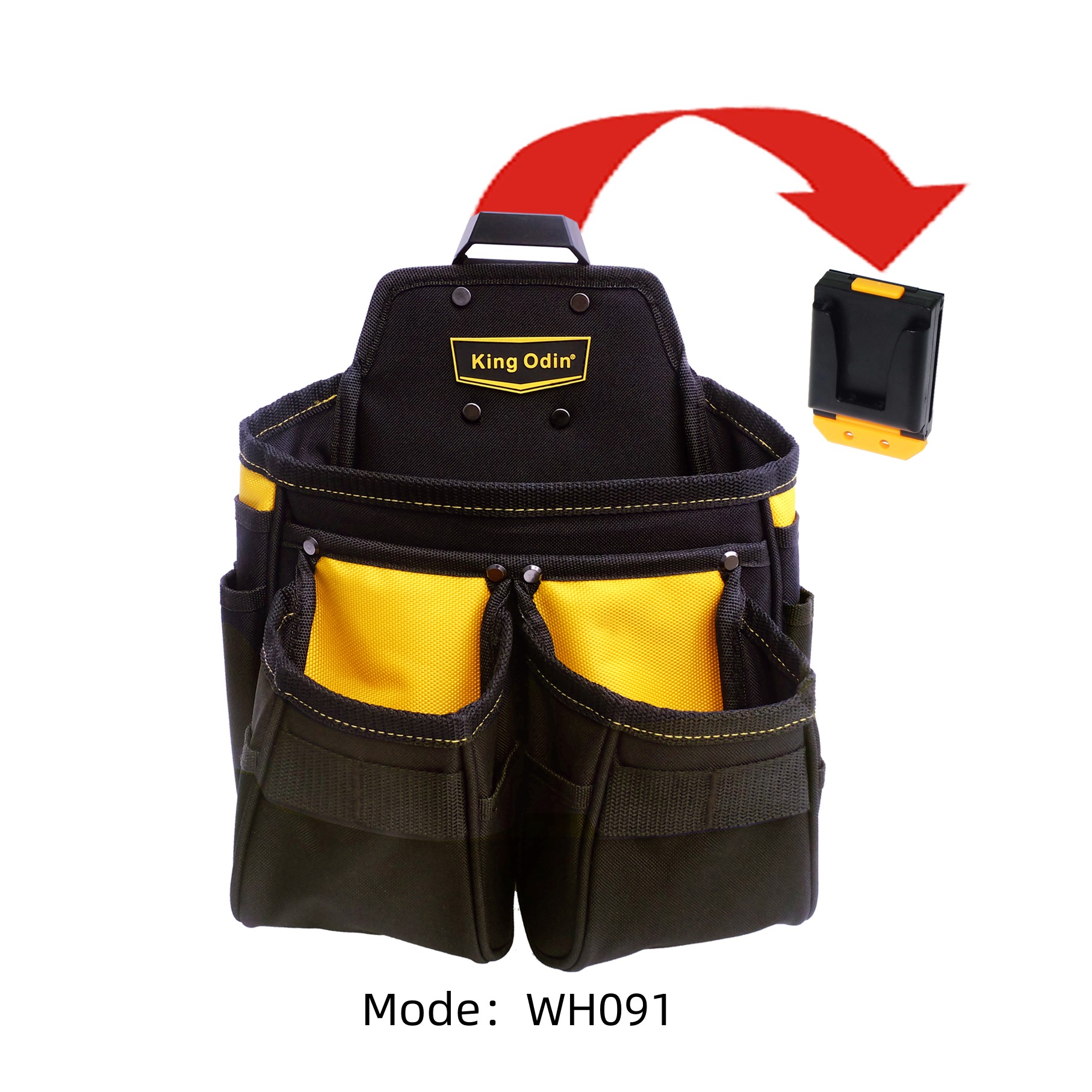 Custom Heavy Duty High Density 1680D Electrician Tool Holster Belt Clip