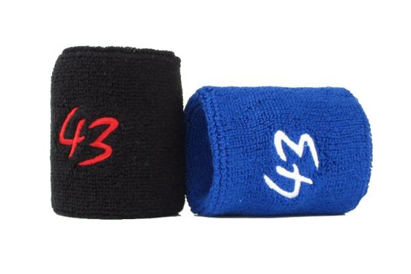 Outdoor Sports Wrist Sweatbands Cotton Materials Absorbs Sweat Effectively