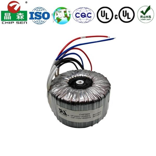 Neon Audio Electronic Power 50Hz Coil Shape High Current Step down Toroidal Transformer Custom T60 for Resin Output Power