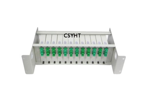 Metal 19inch Racks Fiber Optic PLC Splitter 1x32 For FTTX Tiroir Optique 19