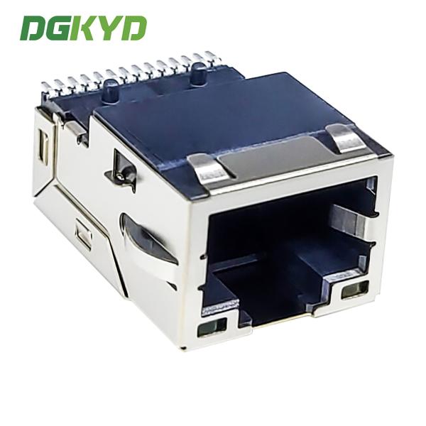 RJ45 Gigabit Connecteur réseau de filtres intégrés LCP Interface DGKYD211Q106DB1A7CBS057