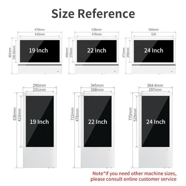 Full HD Elevator LCD Display Wall Mounted LCD Advertising Digital Signage