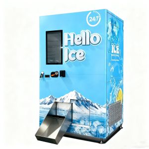 Haloo Vending Machine Supplier Screen 24 Hour Ice Vending Machine for Automatic