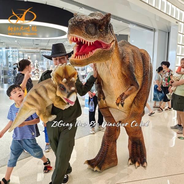 Real Life Looking Dinosaur Costume Waterproof Hidden Legs Dinosaur Clothes