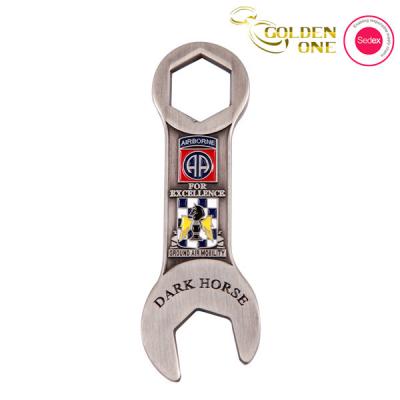 Silver Plating Custom Logo Bottle Opener Practical Metal Soft Enamel