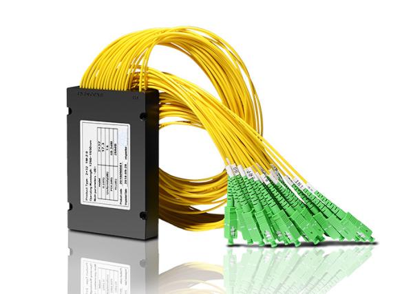 1x2 1x4 1x8 1x16 1x32 1x64 Fiber Optic PLC Splitter With SC Connector Optical Fiber Splitter