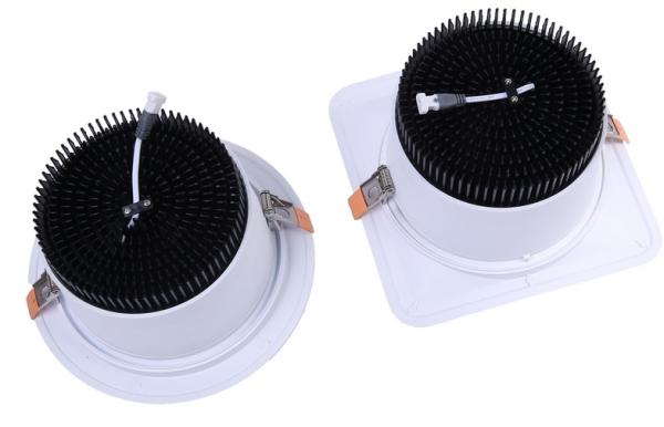 High Lumen 40w LED Recessed Downlight for theatre , stage and museum lighting