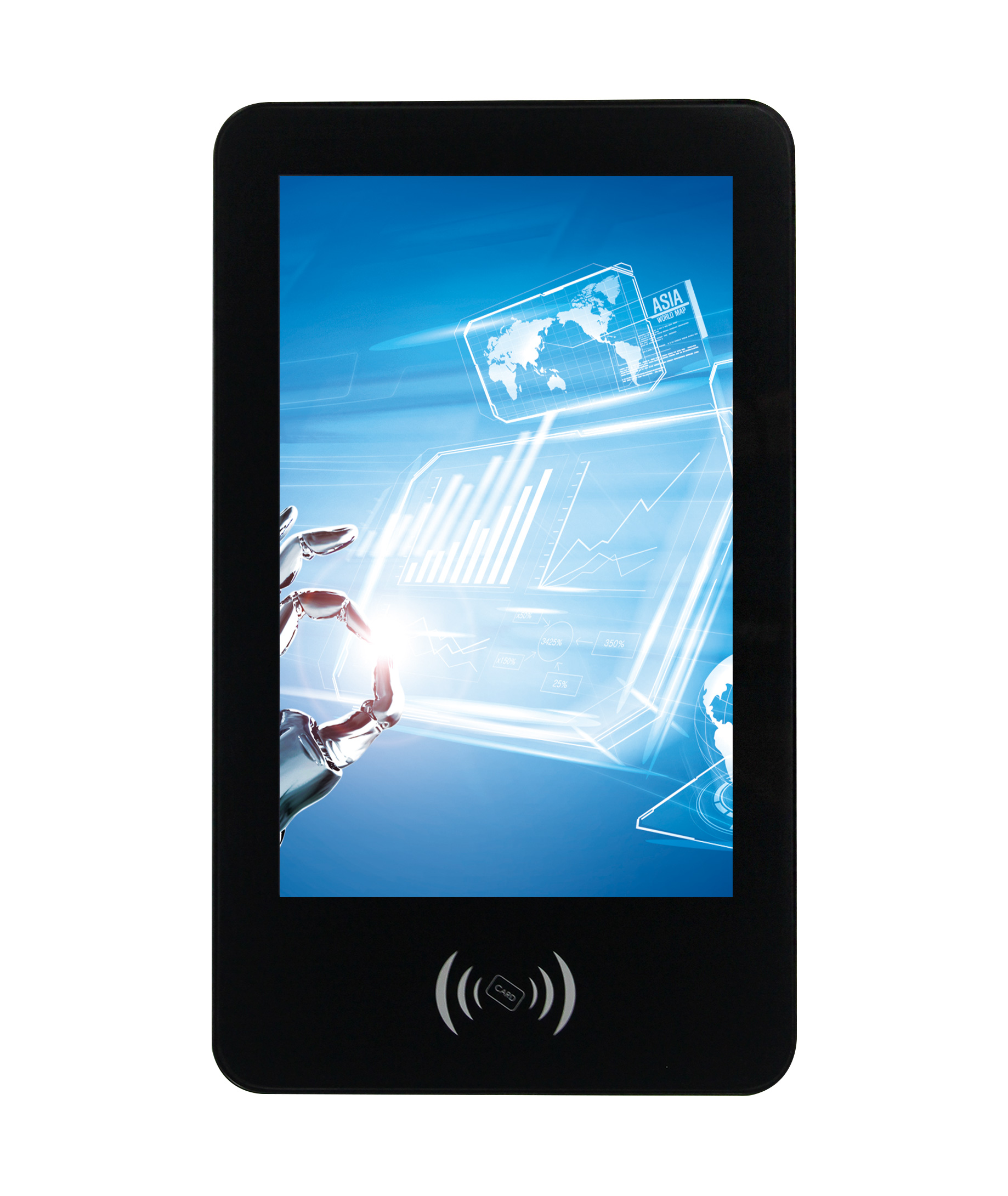 10 ПК планшета касания андроида дюйма 350nits PCAP с RFID NFC