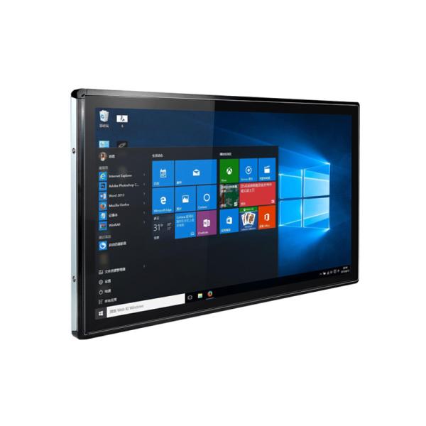 ZXTLCD PC industrial todo en uno de 24 pulgadas IP65 a prueba de agua, integrado J4125, pantalla táctil capacitiva, 8 GB de memoria en stock