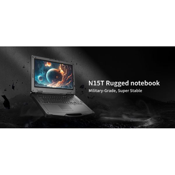 ONERugged N15T 15,6 polegadas Laptop industrial resistente Win11 Intel Core i5/i7 5G RJ45 RS232