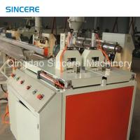 Machine à fileter les tuyaux en PVC de diamètre 20-63mm, extrudeuse double tuyau en PVC