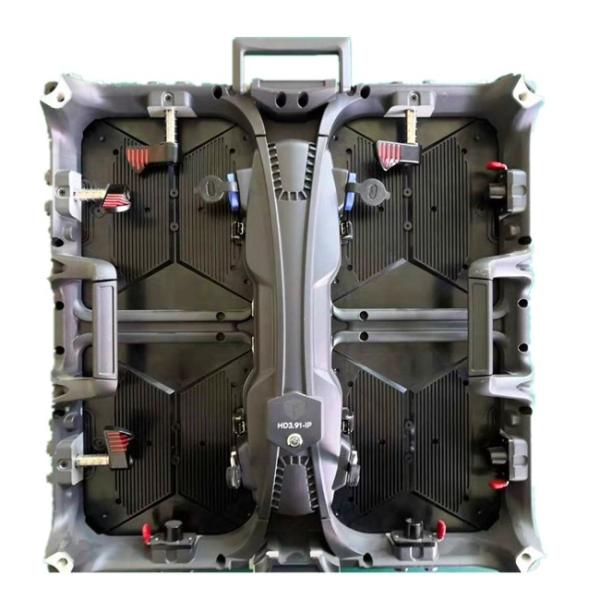 Outdoor high gray full color 500x500mm die casting aluminum P4.81 SMD led video wall display screen for rent