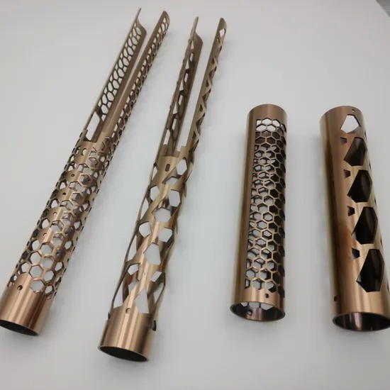 Precision Laser Cutting Stainless Steel Pipes Perforation Electroplating