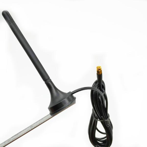 433MHZ Suckermag Mount Antenna , SMA Connector Magnetic Aerial 50 Ohm Impedance