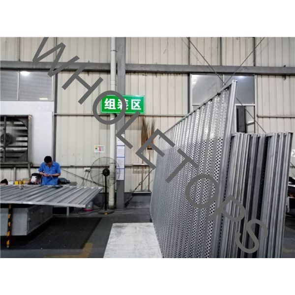 ISO9001 7.0MM Perforated Aluminium Panel For Commercial Real Estate Building