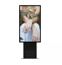 Standing Free Outdoor Digital Signage 2500 Nits Waterproof 4G Blue Color Anti UV