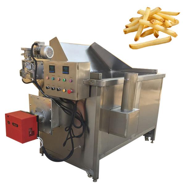 Aquecimento a gás elevação automática cesta Tornado Batata máquina de fritura francesa para batatas fritas belgas