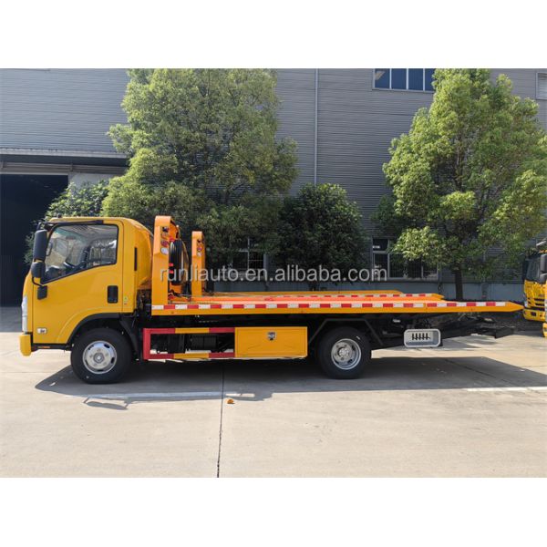 Good quality hot sale Japan Rhd 0 Degree Flatbed Wrecker Towing Truck