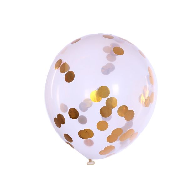 12inch Rose Gold Festival Party Decorations Party Balloon With Confetti