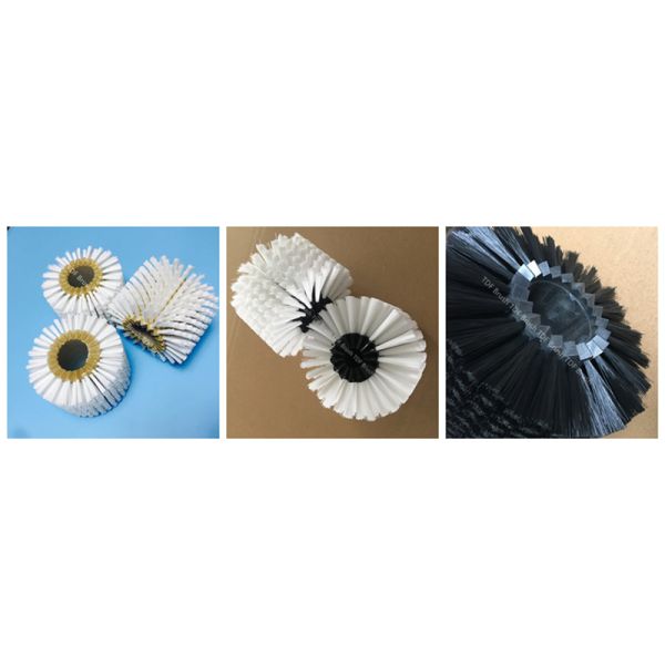 Custom Zig-Zag Modular Roller Brush - Partial Replacement & Nylon Bristles