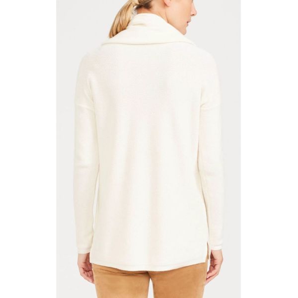 WOMEN'S 60% cotton/20% viscose/15% nylon/5% cashmere KNITTED SWEATER