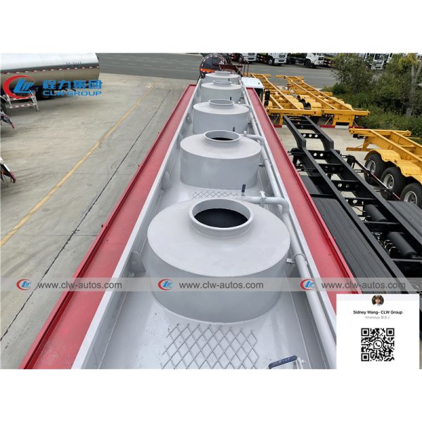 42000 Liter 30 Ton 35 Ton Tri Axle Semi Trailer For Fuel Transport