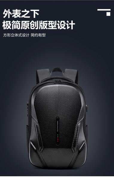NEW BUSINESS BACKPACK DAILY COMMUTER BACKPACK MEN'S LARGE CAPACITY SHOCK-ABSORBING WATERPROOF SCHOOLBAG LAPTOP BAG