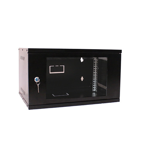 Stock Products 6U Glass Door Wall Mount Network Switch Rack Cabinet for Network Rack
