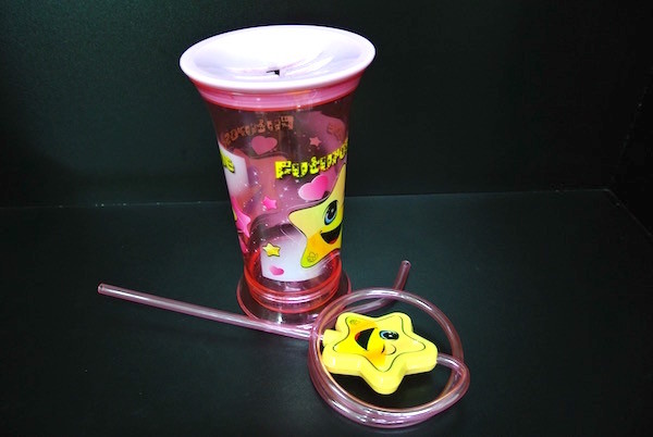 Pink Star Style Cartoon CharacterDrinking Water Bottle 8.5 Inch  As Gift For Children Made By As