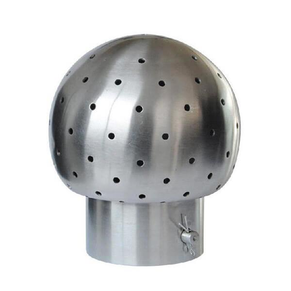 Sanitary T Type Tri Clamp Spray Ball , Double Circulating Clean In Place Spray Ball