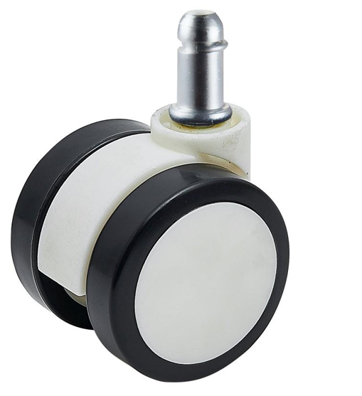 Lockable Swivel Plastic Caster Wheels with Ball Bearing for Furniture and Office Chairs