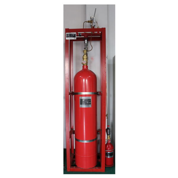 High Capacity FM200 Cylinder with Seamless Construction for 5.6MPa Heptafluoropropane Fire Suppression Systems