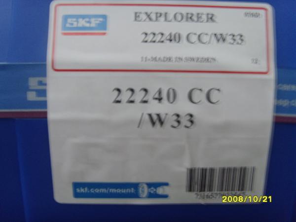 22240 CCKW33 200 x 360 x 98 MM Axial Spherical Roller Bearings P5 Precision Long Life