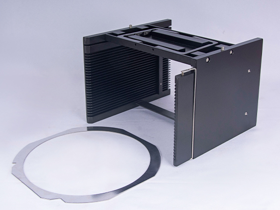 6 Inch 25 Slot Wafer Metal Cassette Anti-Static Sealing Package Test Cassette