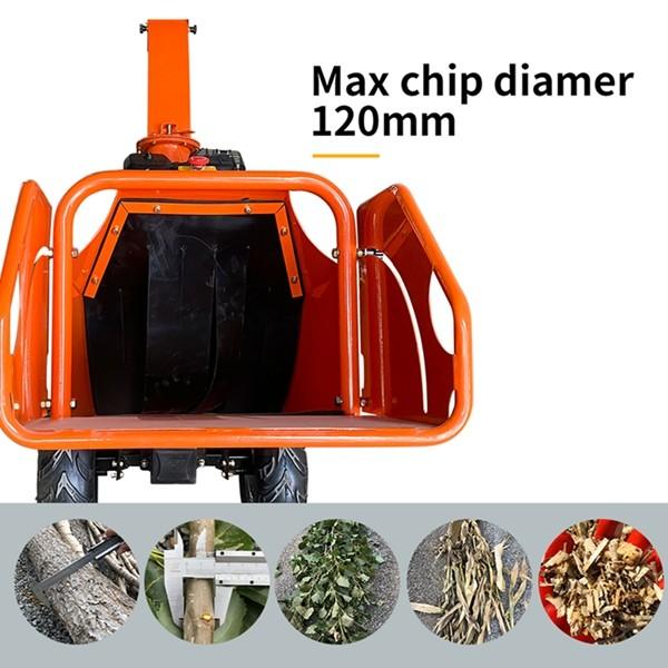 15hp Wood Chipper Machine Shredder 420cc Industrial Tree Shredder Atv