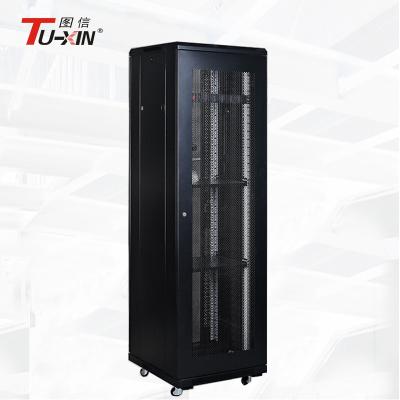 High Standard Secure Server Cabinet , Soundproof 42u Network Switch Cabinet