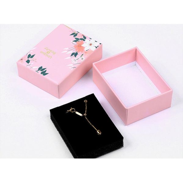 Custom Ivory Board Paper Box For Gifts Packaging with Glossy Lamination and Custom Logo