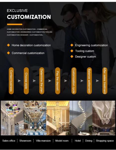 Non-standard Custom Hotel Restaurant Chandelier Bar Hotel Club Chinese Hot Pot KTV Large Cloth Art Private Room Box Light Rattan Style Circular LED Ceiling Light