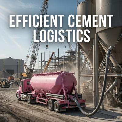 12 Wheels Bulk Cement Truck , LHD 36-45CBM Cement Transport Trucks