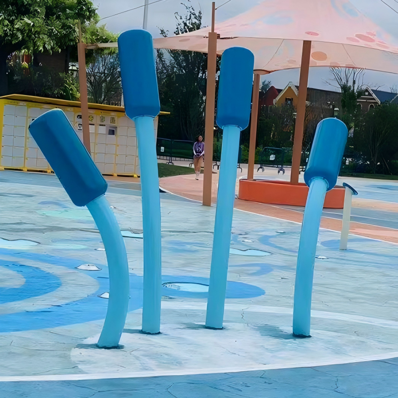 UFO Shaped Outdoor Splash Pad UV Resistant 5m3/H In Water Park