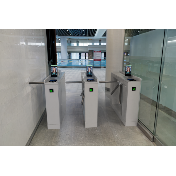 Waterproof & Rustproof 304 Stainless Steel Tripod Turnstile with RFID Card & NFC Recognition for Swimming Pool Access